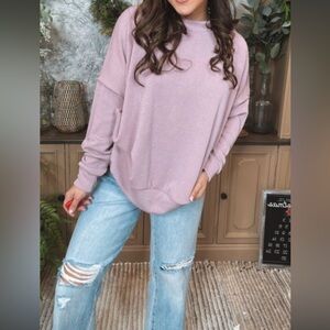 Blumin mauve textured tunic